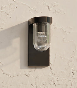 Tuva Ribbed Outdoor Wall Light