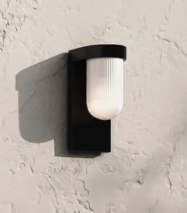 Tuva Ribbed Outdoor Wall Light