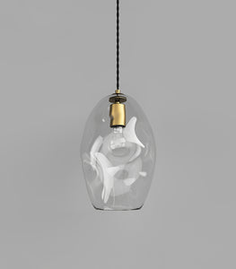 Organic Pendant Large Old Brass by Lighting Republic