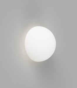 Orb Dome Mirror Wall Light White by Lighting Republic