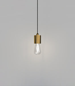 Parlour Old Brass Pendant Light by Lighting Republic