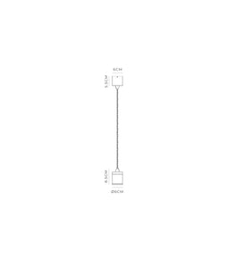Parlour Pendant Light Technical Drawing by Lighting Republic